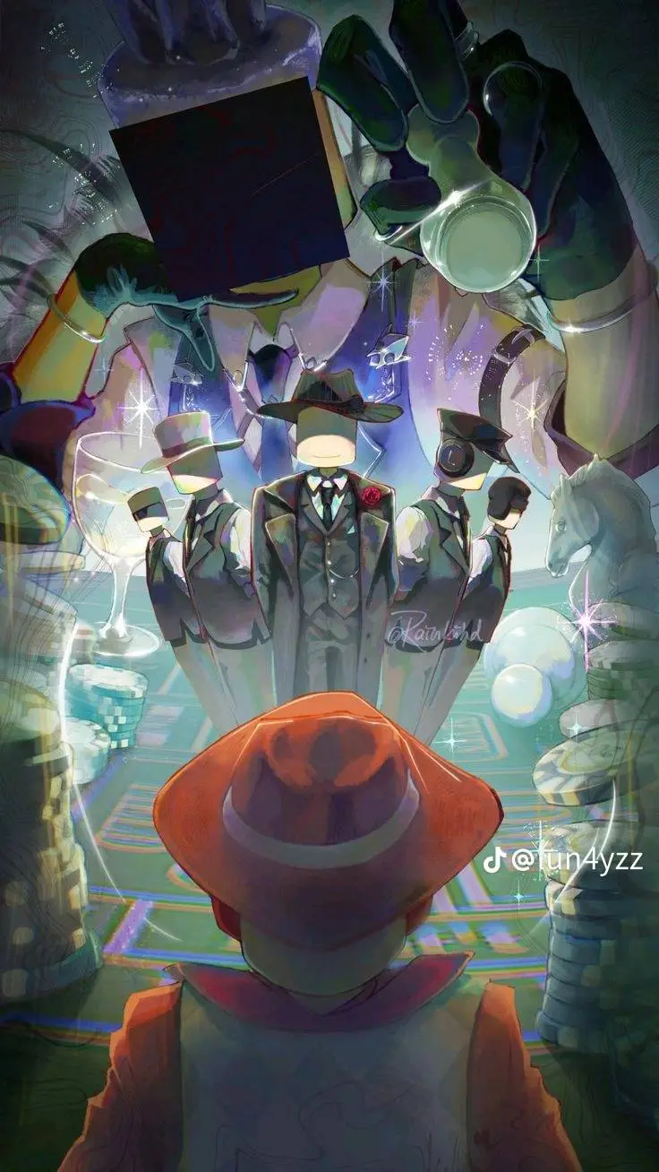 ai character: Test talkie. background