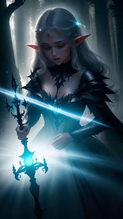 ai character: princess elfa background