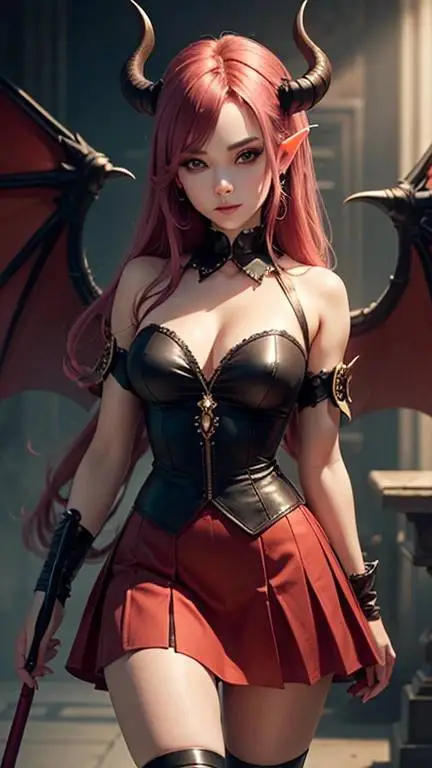 ai character: Luzia das Chamas background