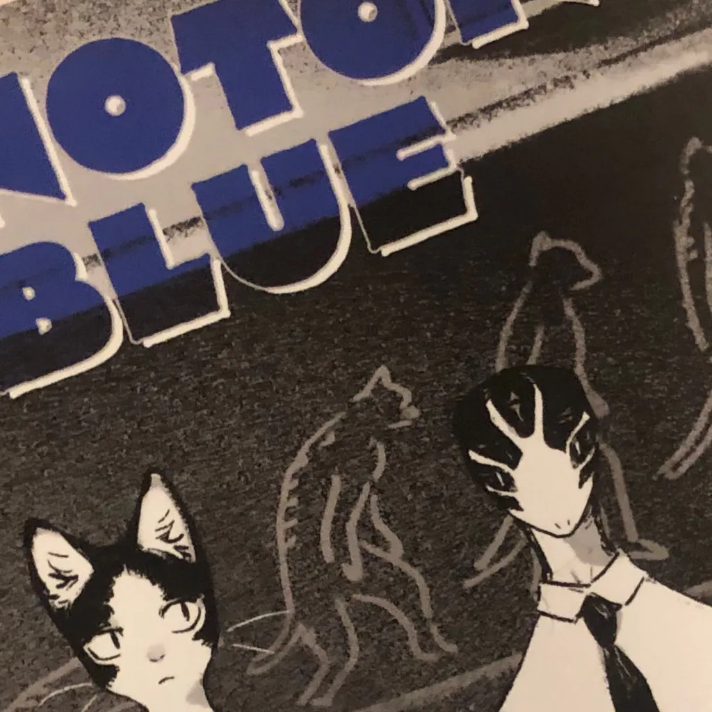 chat with ai character: Monotone blue 