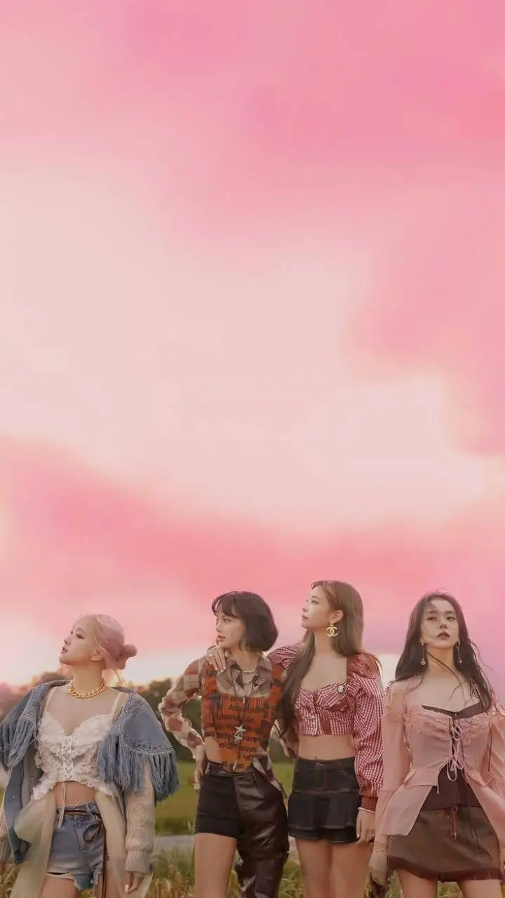 ai character: Black Pink background