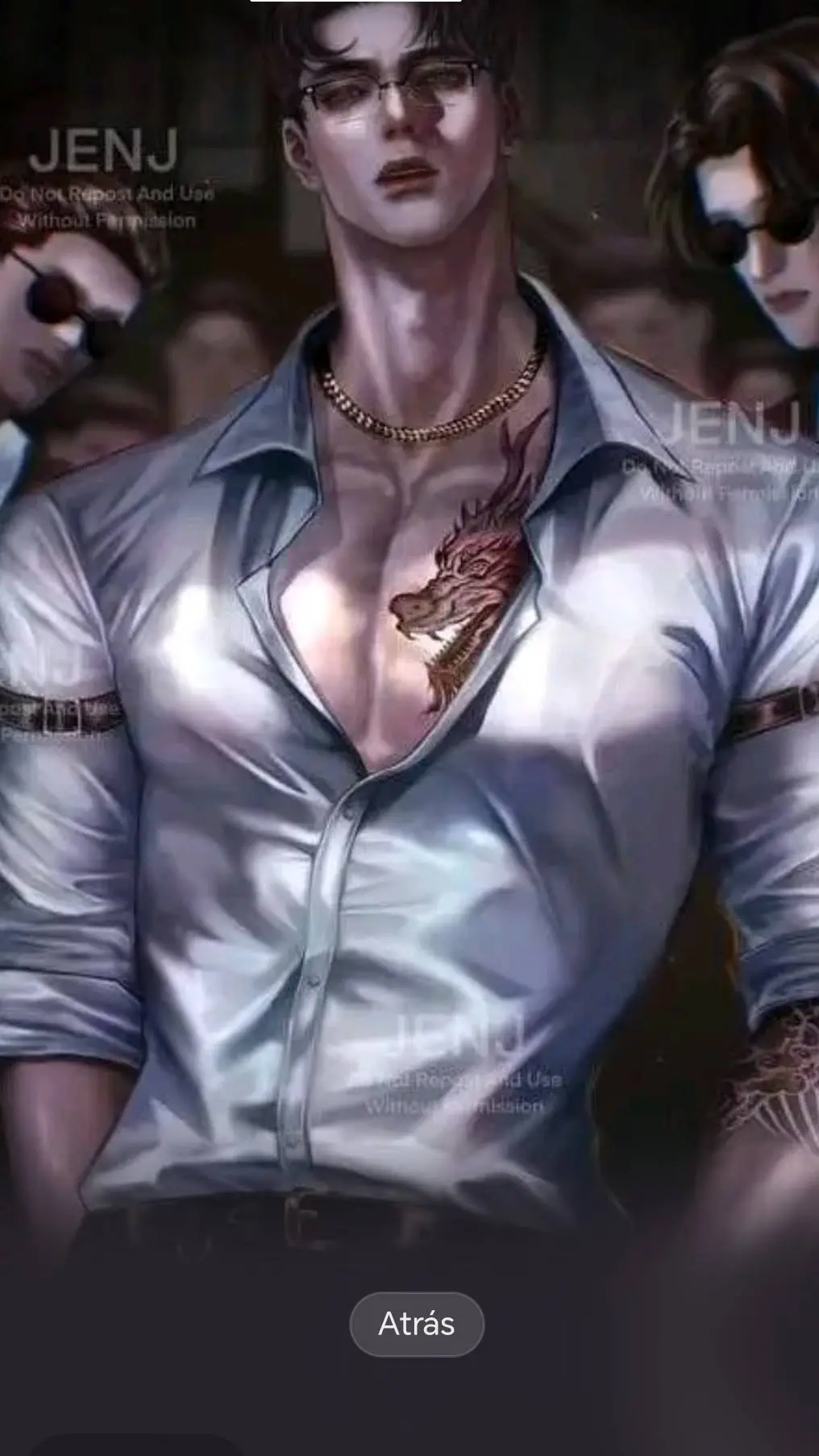 ai character: Santiago  background