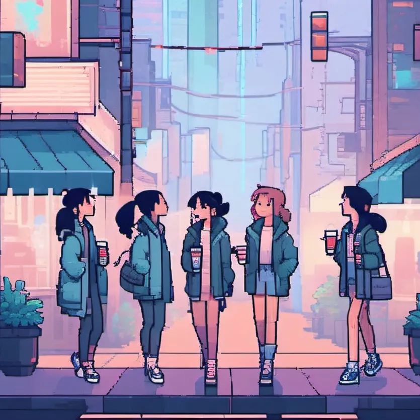 chat with ai character: ✨talkie besties✨