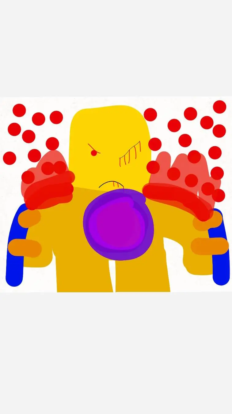 ai character: chaos titan damage background