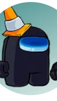 ai character: Black background