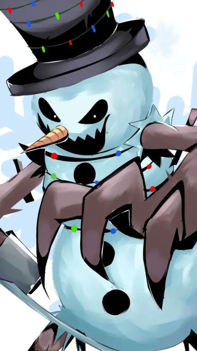 ai character: ⛄️Mr. Bliss⛄️ background
