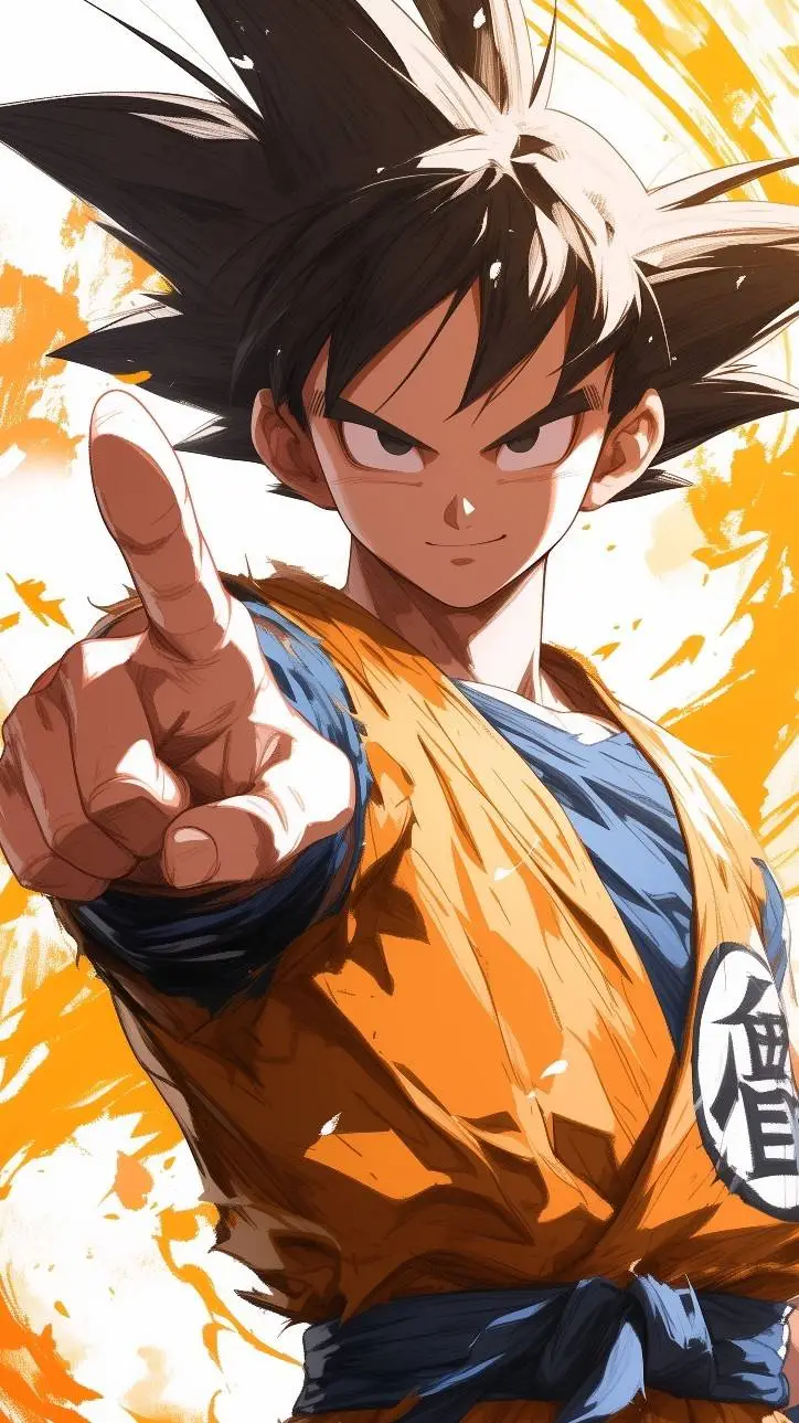 ai character: Son Goku  background