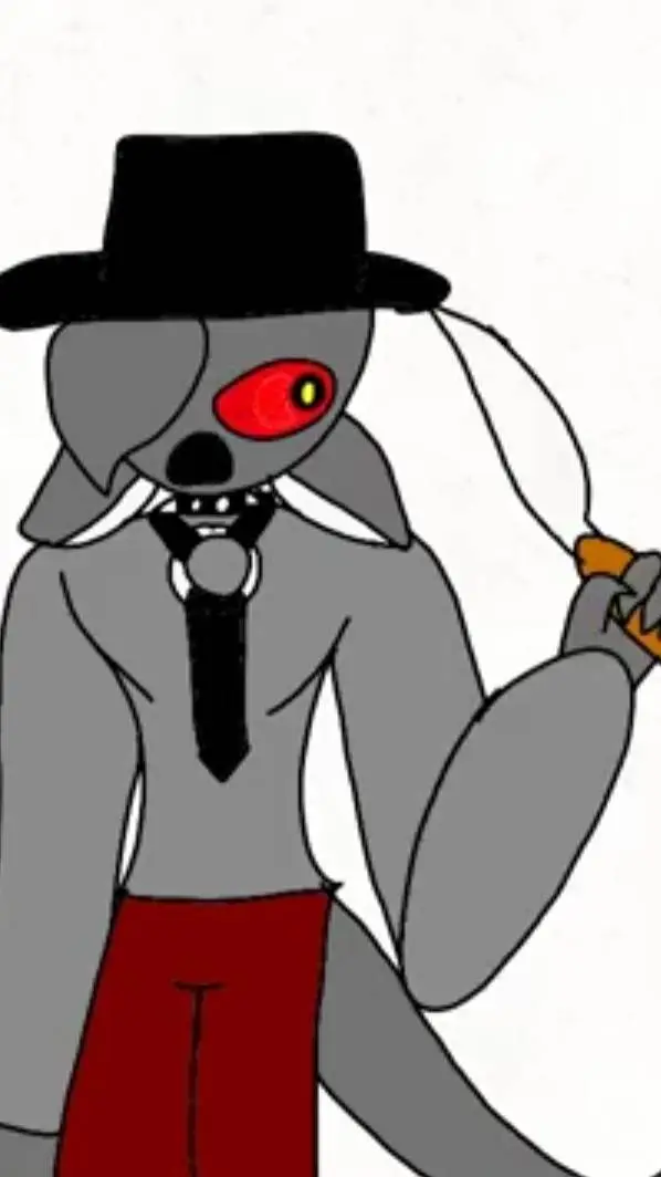 ai character: shadowoid fish background