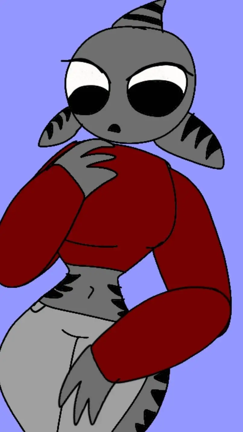 ai character: stripes tigershark background