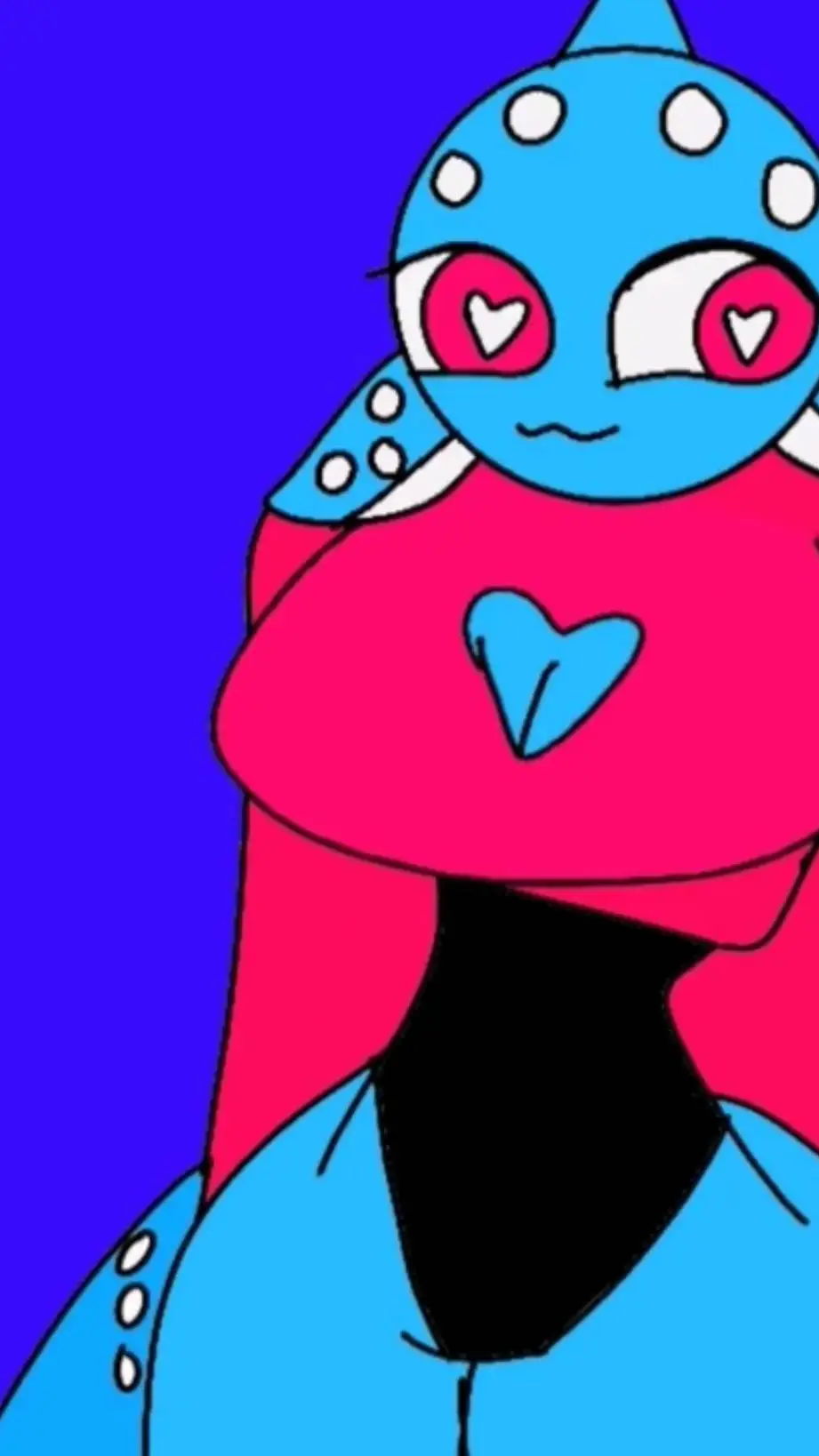 ai character: spots whale shark background