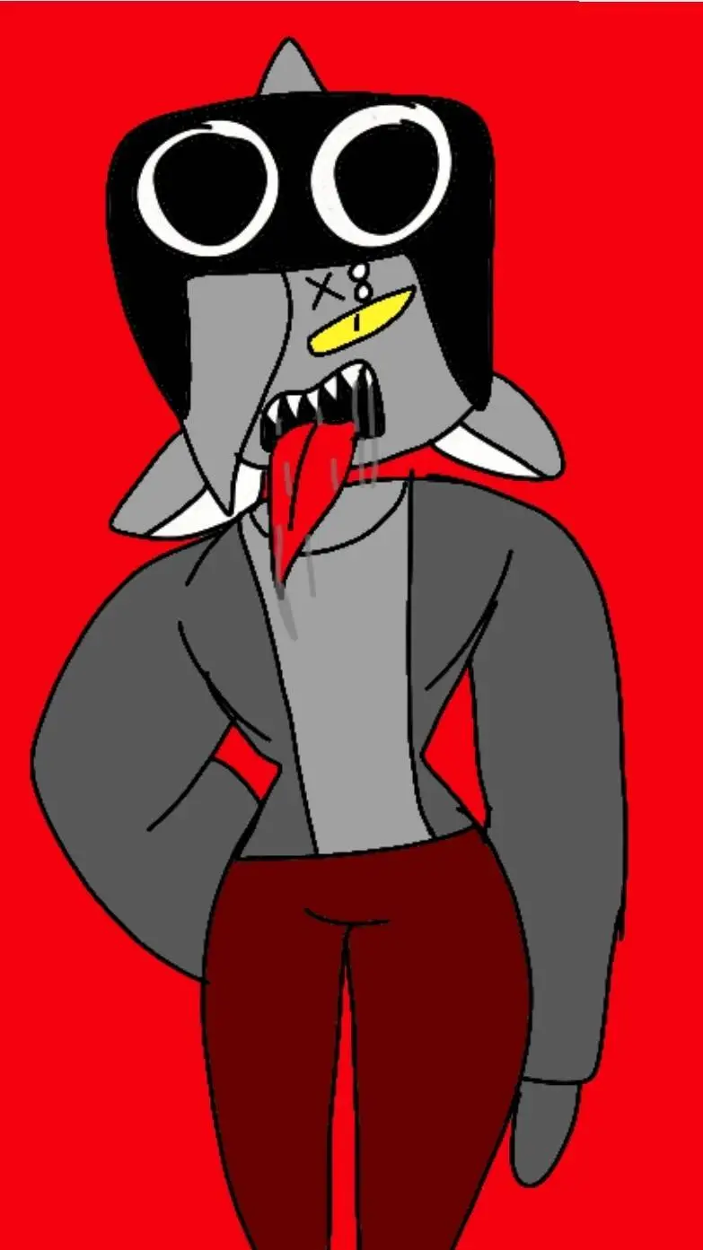 ai character: glazor the shark background