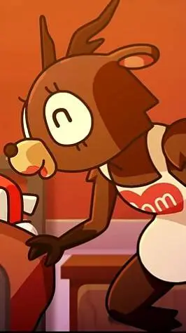 ai character: ciervo madre background