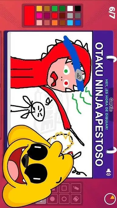 ai character: Gartic phone background