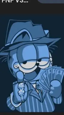 ai character: Garfield Mafioso background