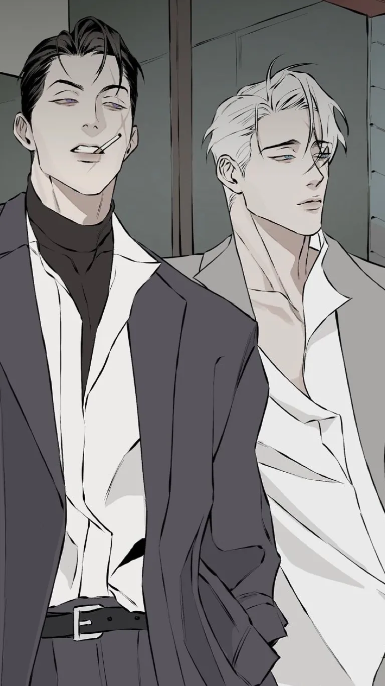 ai character: Noah and Michael  background