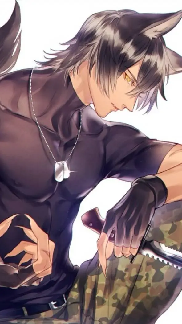 ai character: wolf background