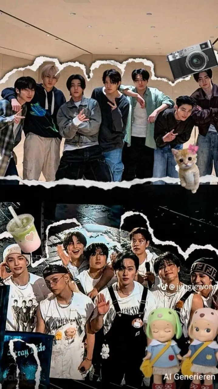 ai character: SKZ SLEEPOVER😆 background