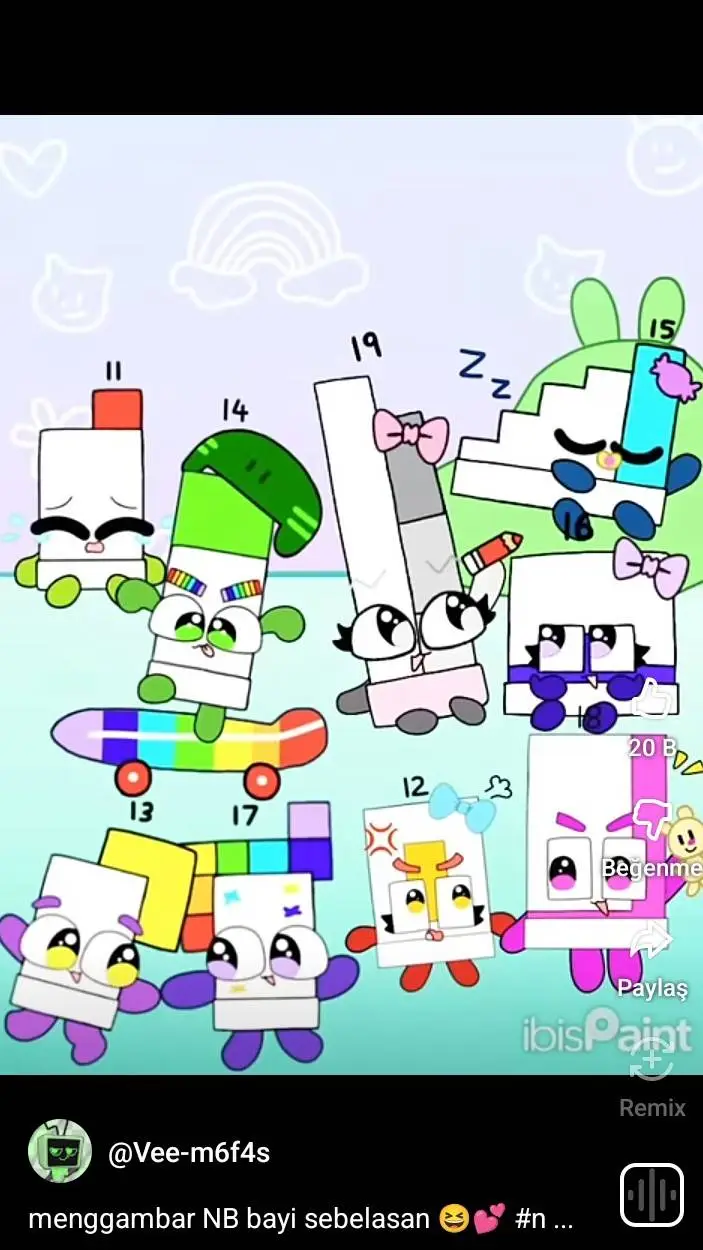 ai character: Baby NB♡ background