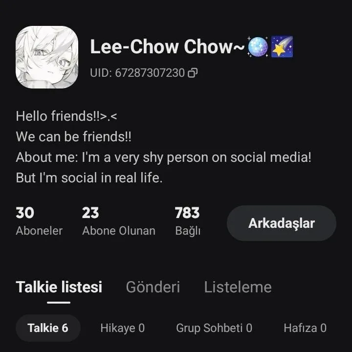chat with ai character: Lew-Chow Chow~🪩🌠
