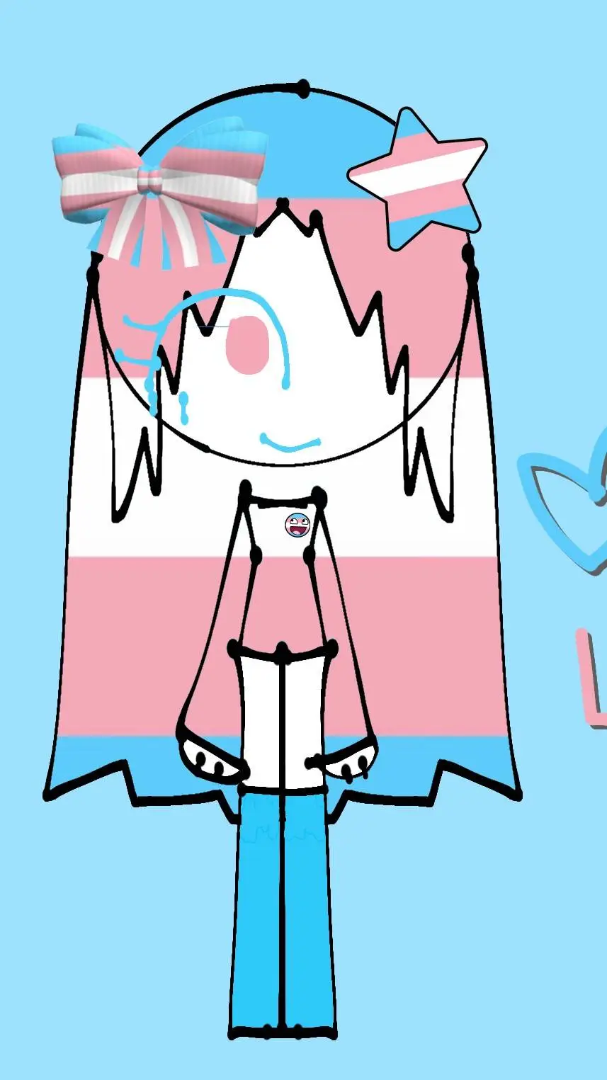 ai character: 🏳️‍⚧️💮Luna💕💙 background