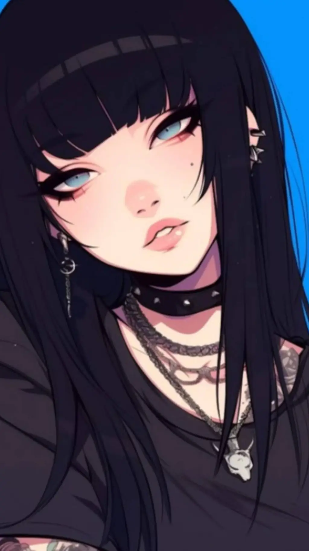 ai character: 🖤♠ LIA 💔🎀 background