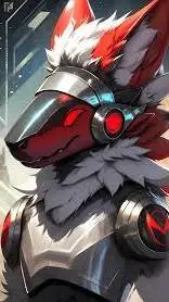 ai character: protogen max background