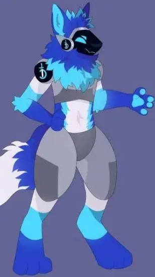 ai character: protogen nova byte background