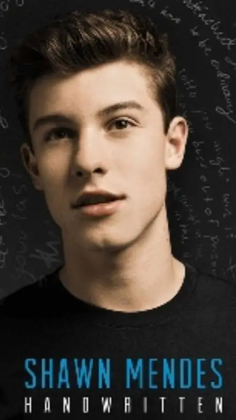 ai character: young shawn mendes background