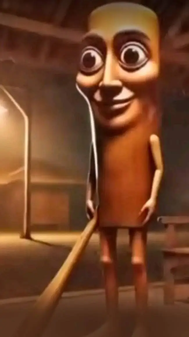 ai character: Tung tung sahur background