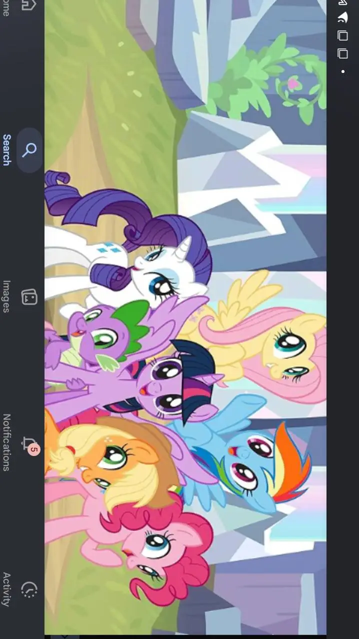 ai character: MY LITTLE PONY background