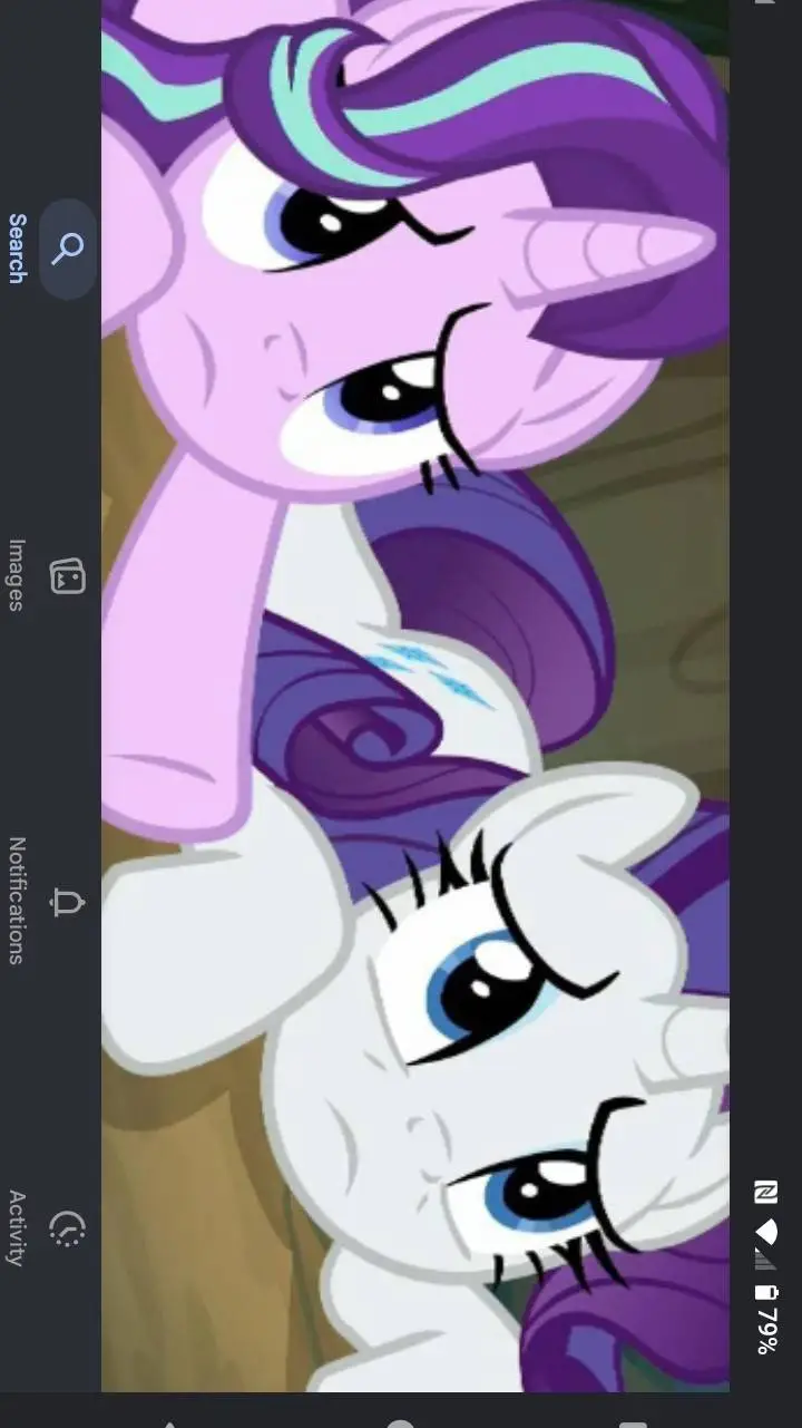 ai character: starlight and rari background