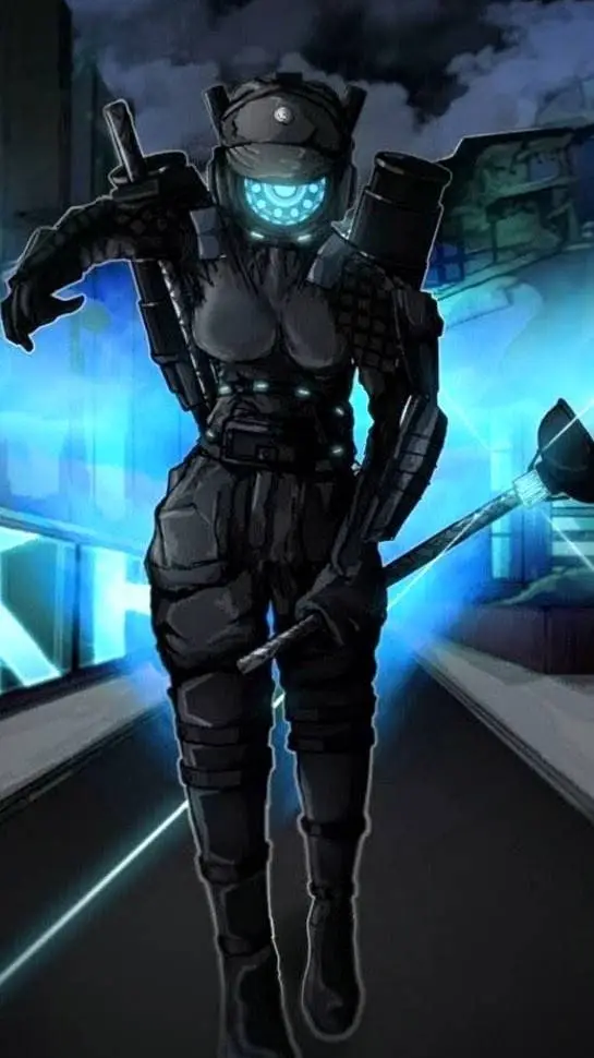 ai character: Plunger woman  background