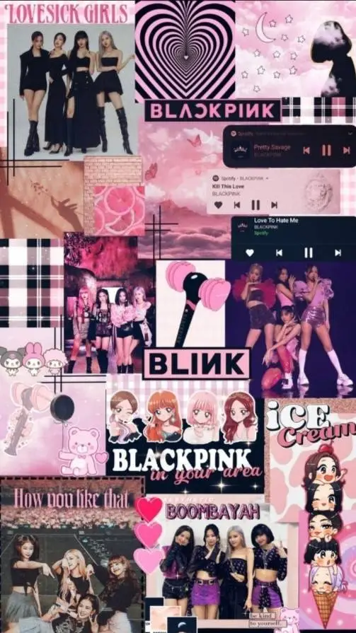 ai character: BLACKPINK  background