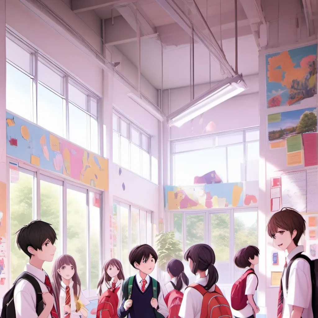 chat with ai character: house in school