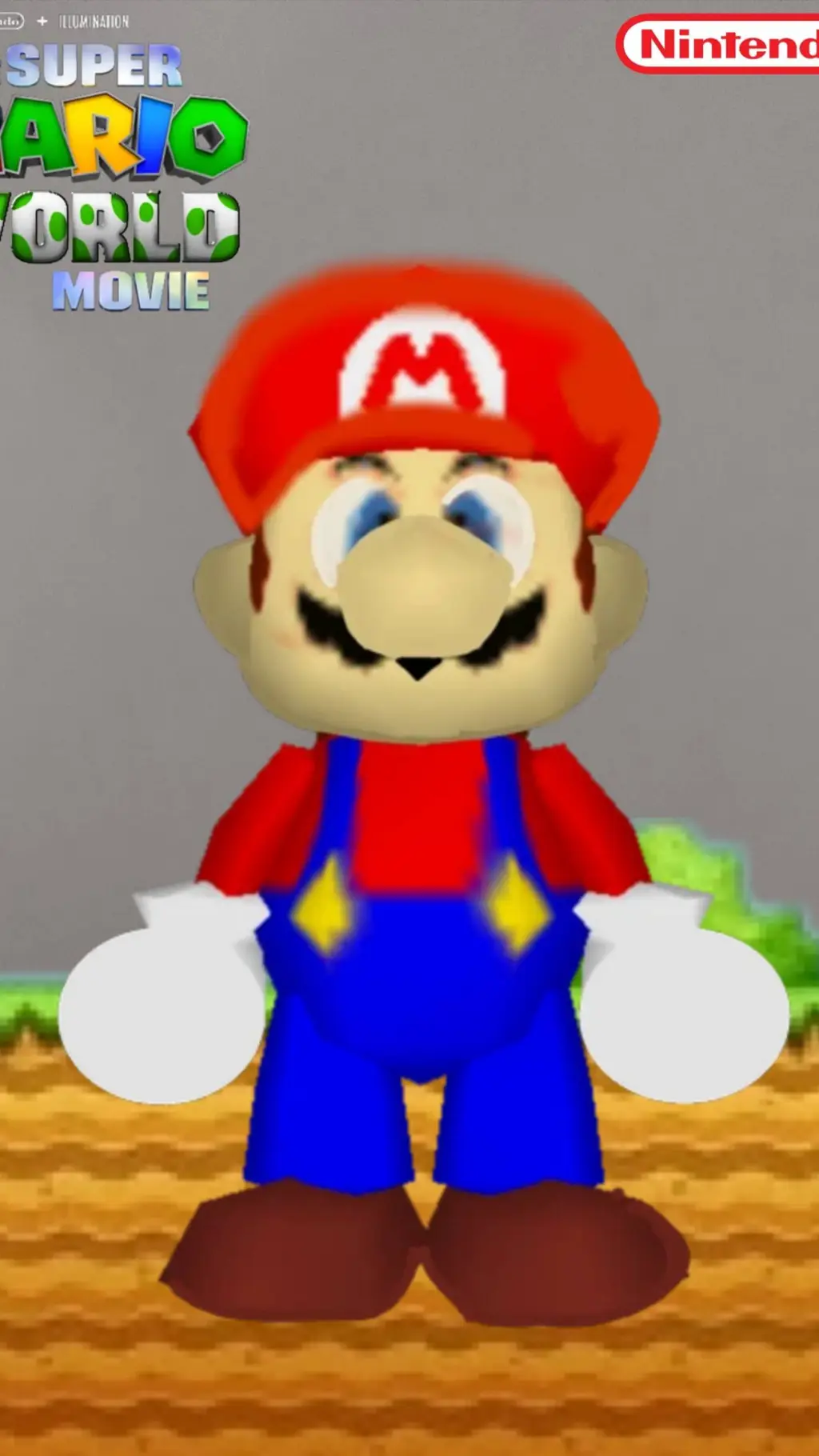 ai character: Mario background