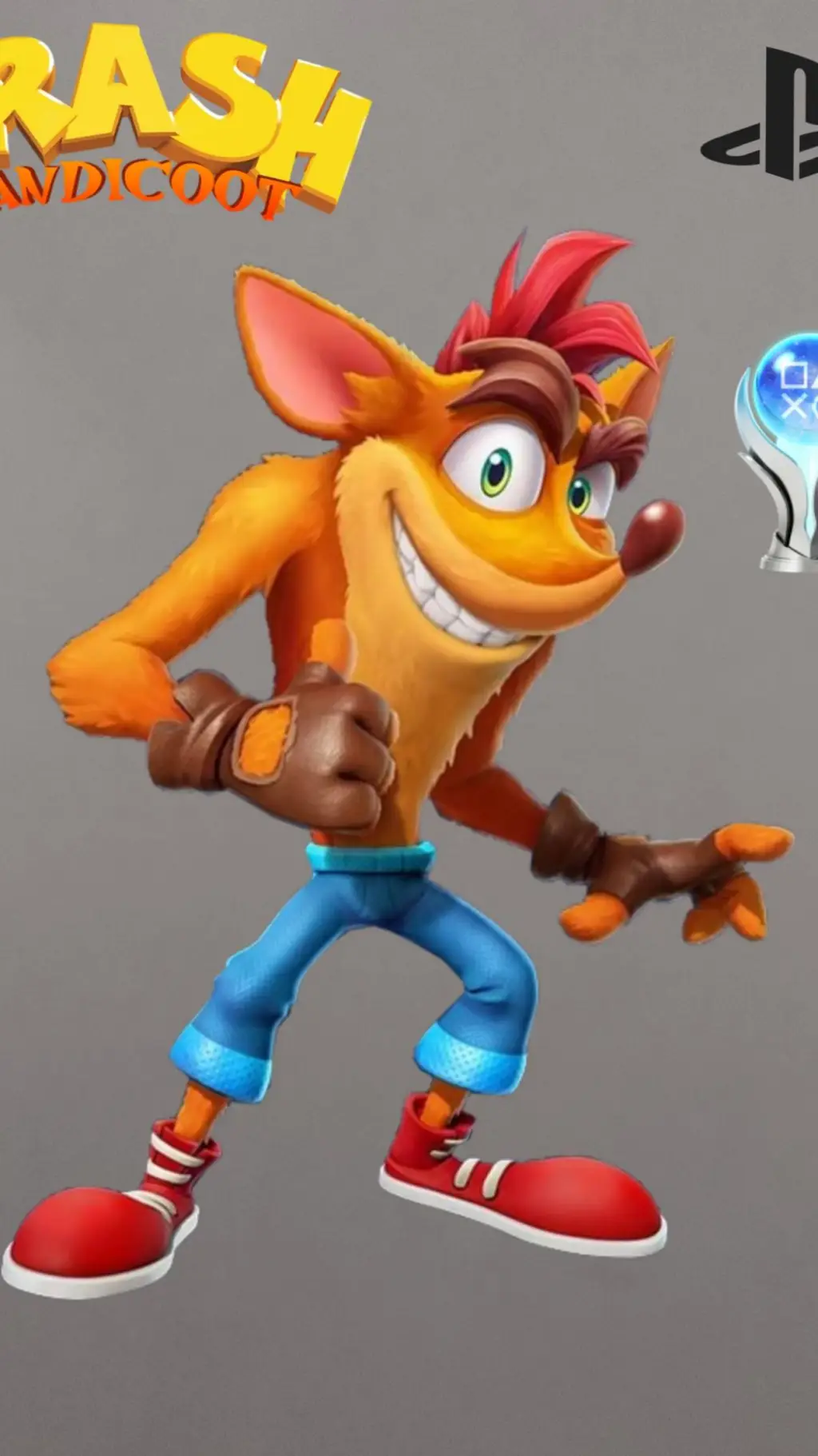 ai character: Crash Bandicoot background