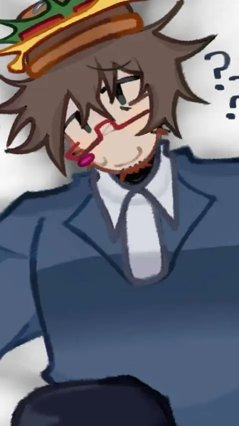 ai character: pizzaburguer  background