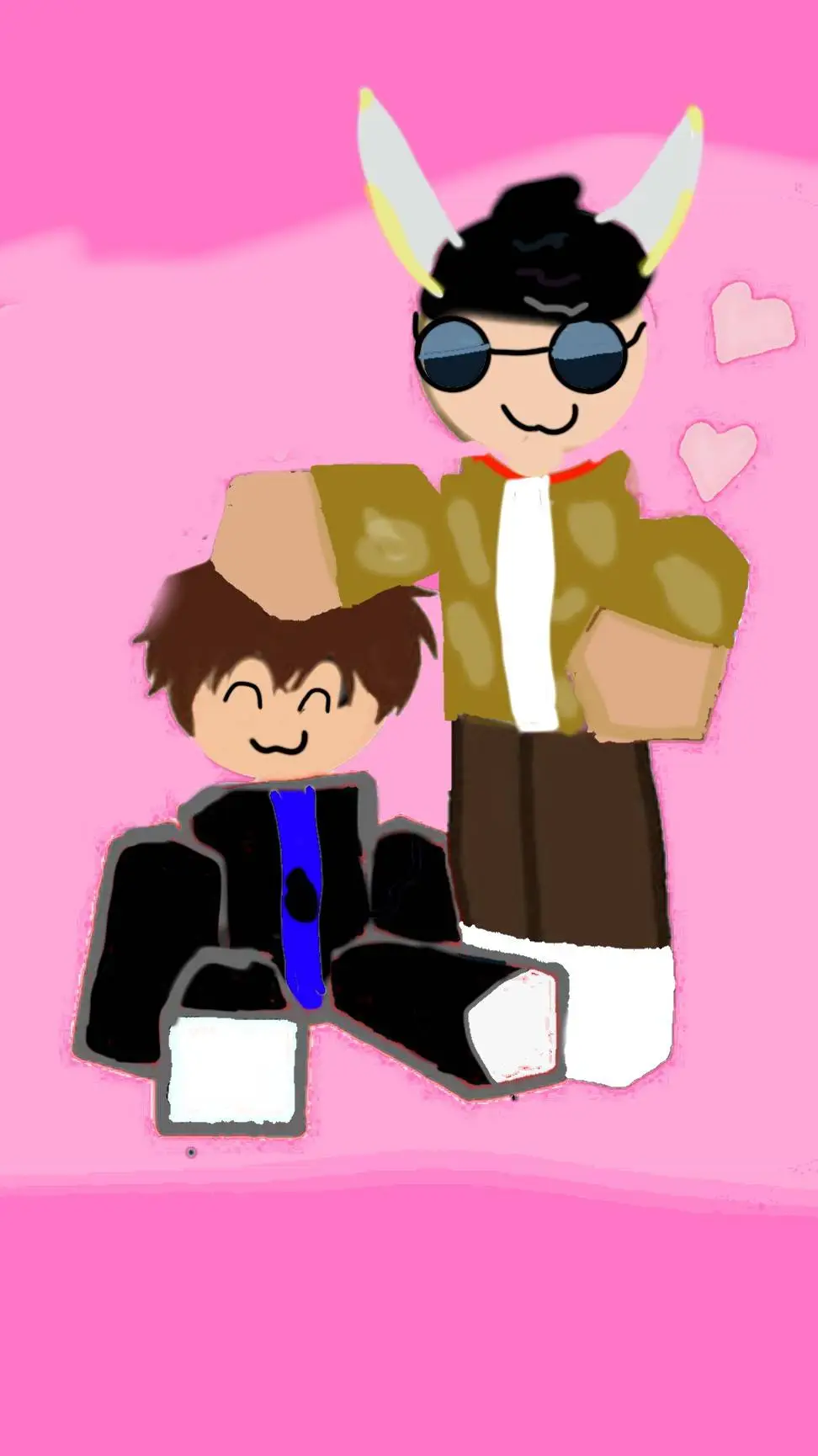 ai character: Estefano x iori  background