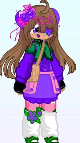 ai character: Oleander cookie 🌺 background