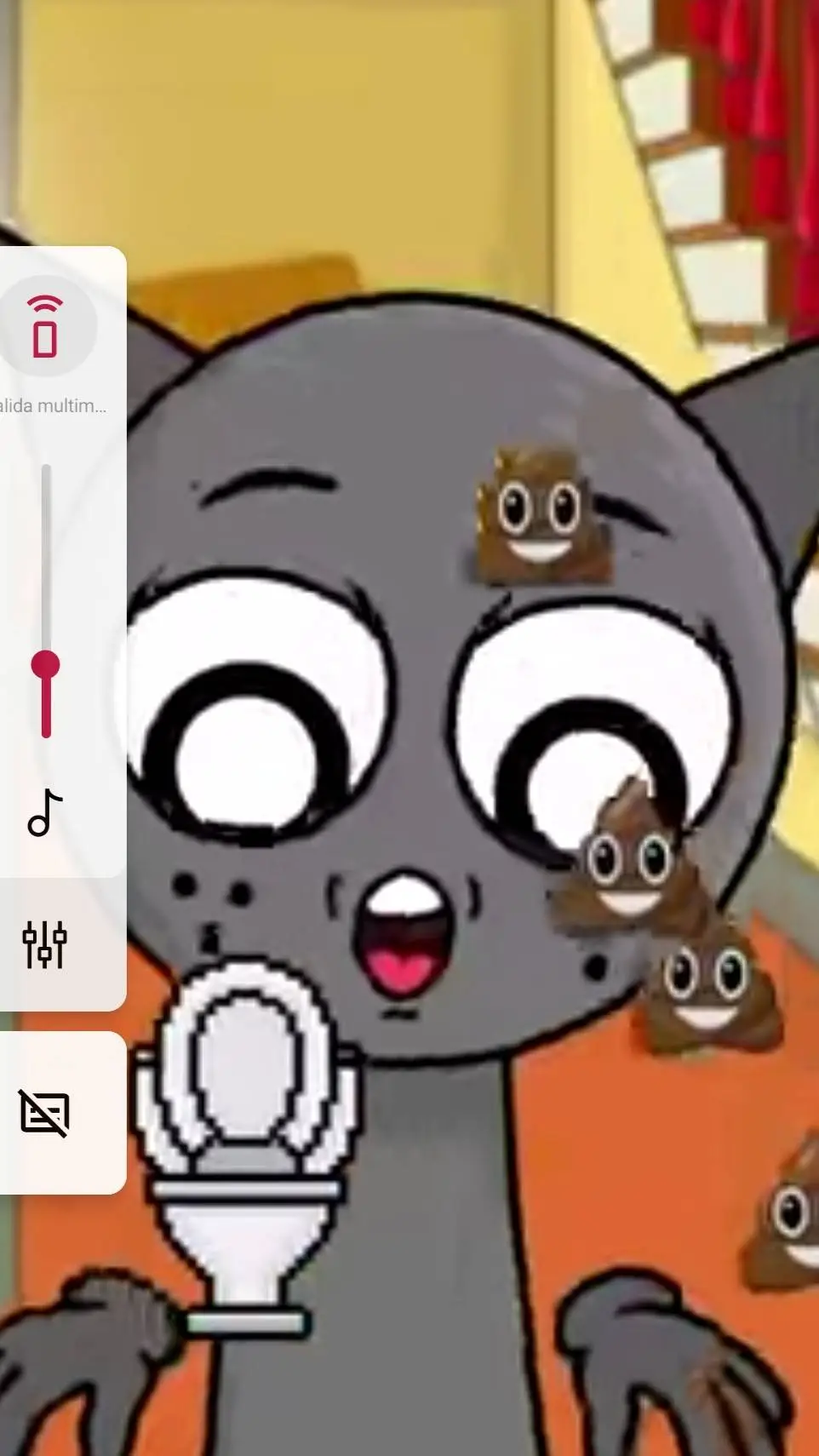 ai character: uh oh.......stinky background