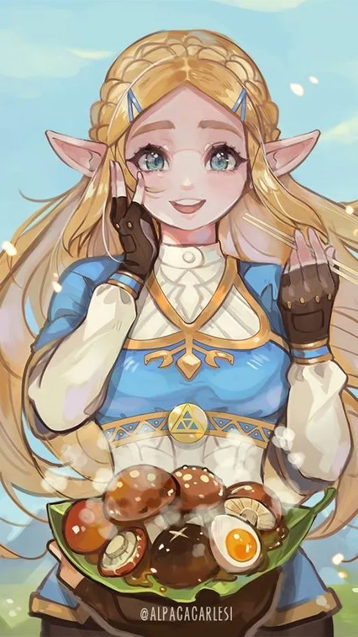 ai character: Zelda  background