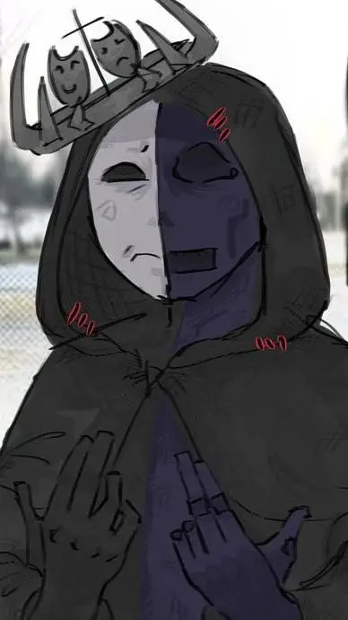 ai character: sad noli background