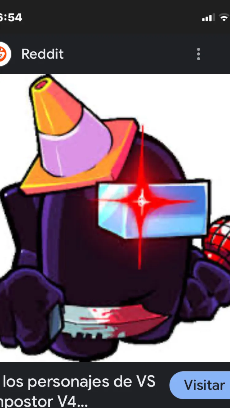 ai character: Impostor negro  background