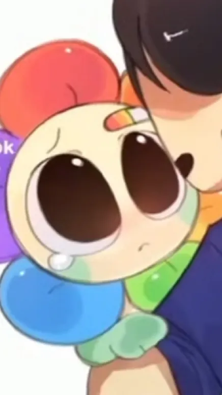 ai character: 🌈Baby dandy🍼 background