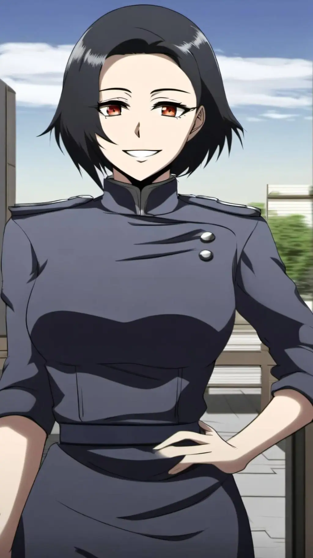 ai character: KAORI ITADORI  background