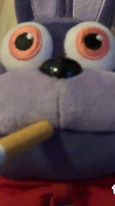 ai character: smoking bonnie background