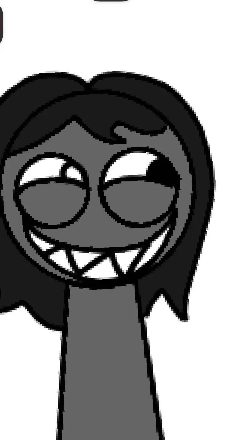 ai character: grazy miss black background