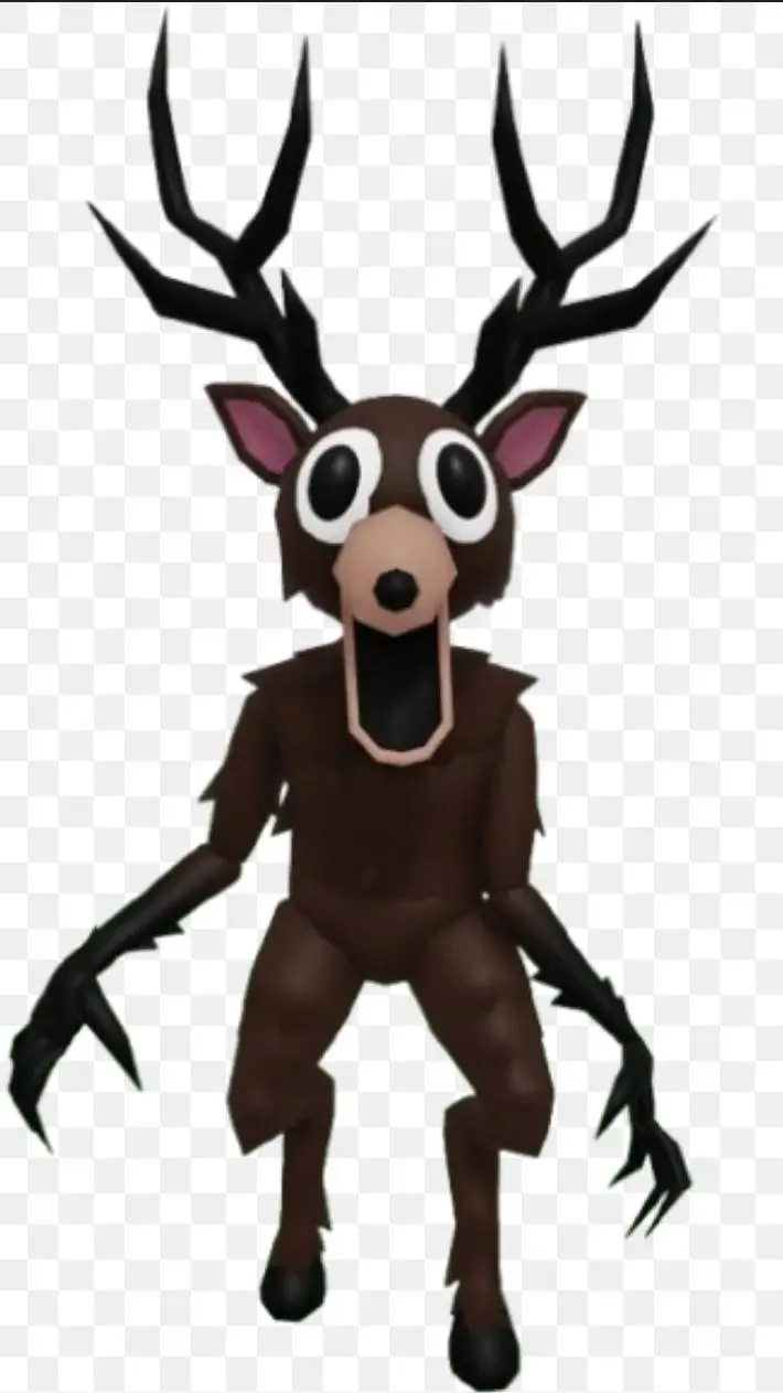 ai character: deer or the deer background