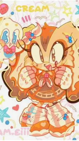 ai character: ⋆˚𝜗𝜚˚⋆ Cream!! ☆ background