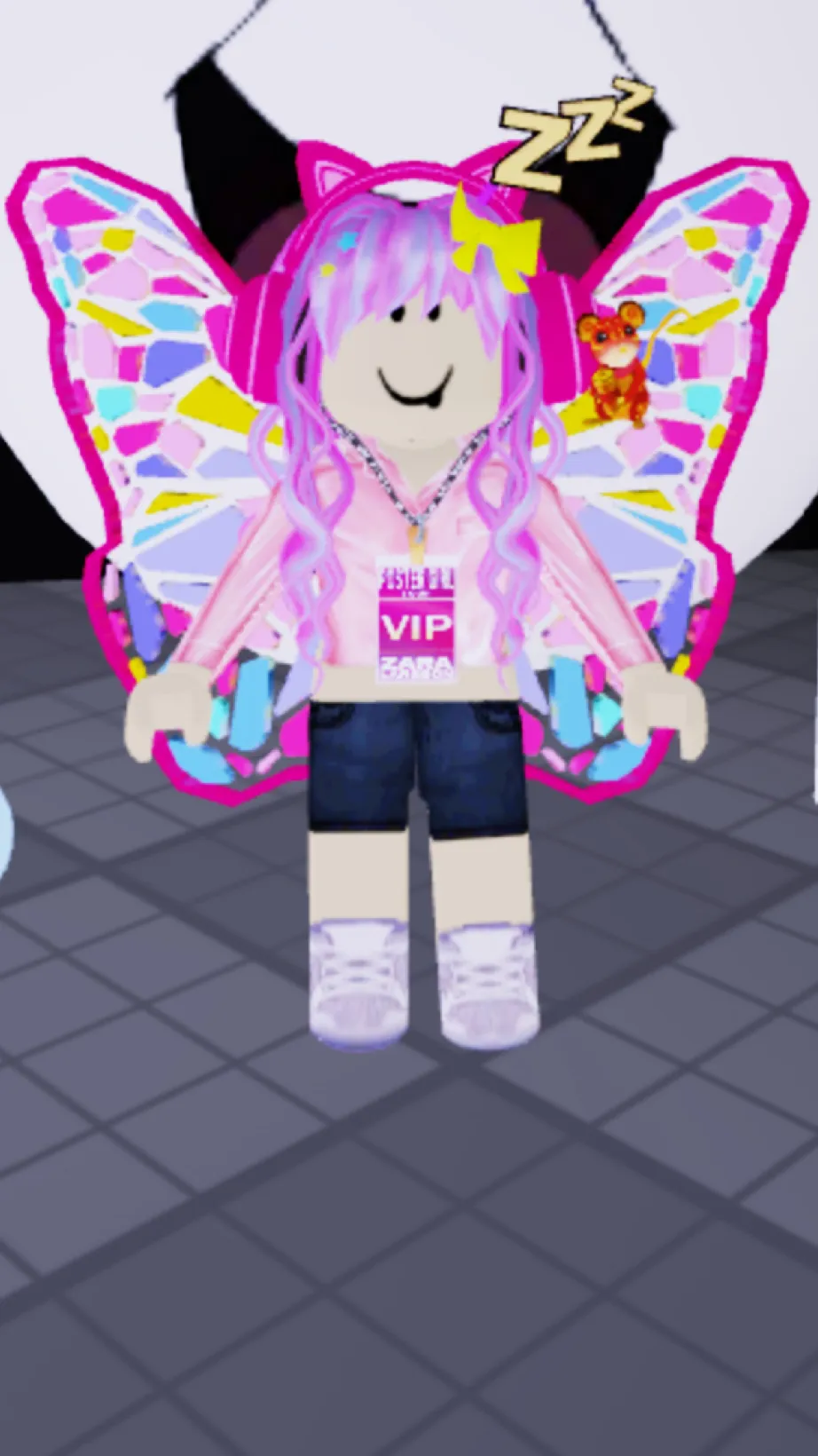 ai character: My. Roblox avatar background